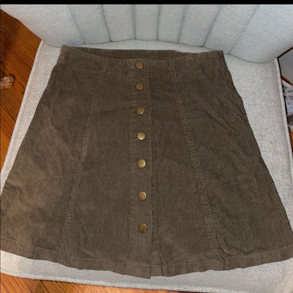 Boutique corduroy skirt